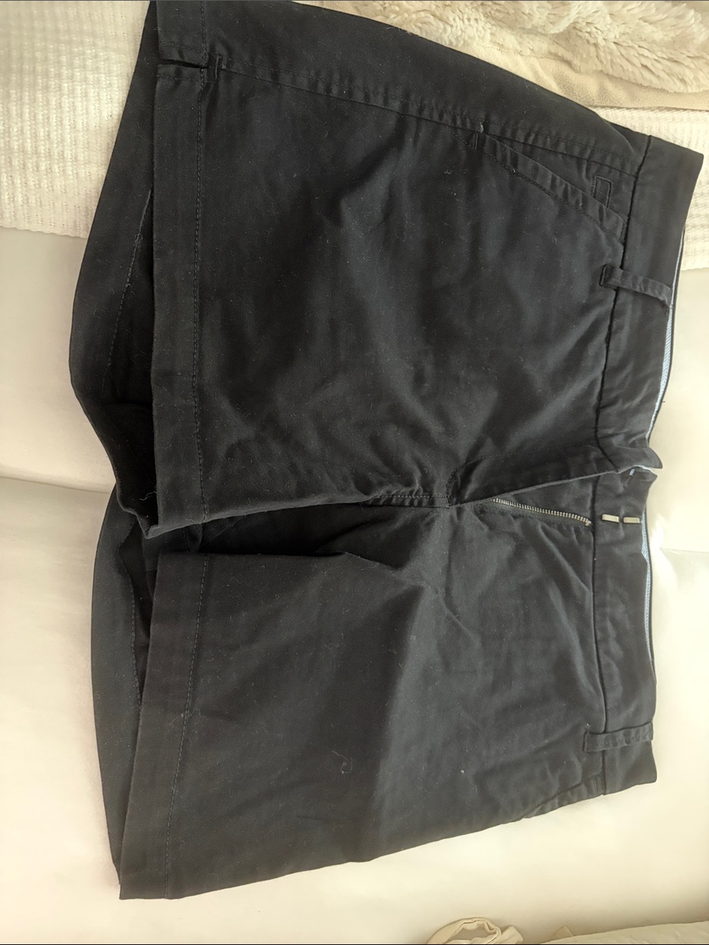 crown & ivy Black Women's Flat-Front Shorts